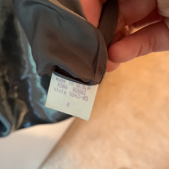 💗Vintage Rina Rossi metallic silver dress - Picture 5 of 5